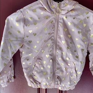 Little girl 5/6 Heart wind jacket